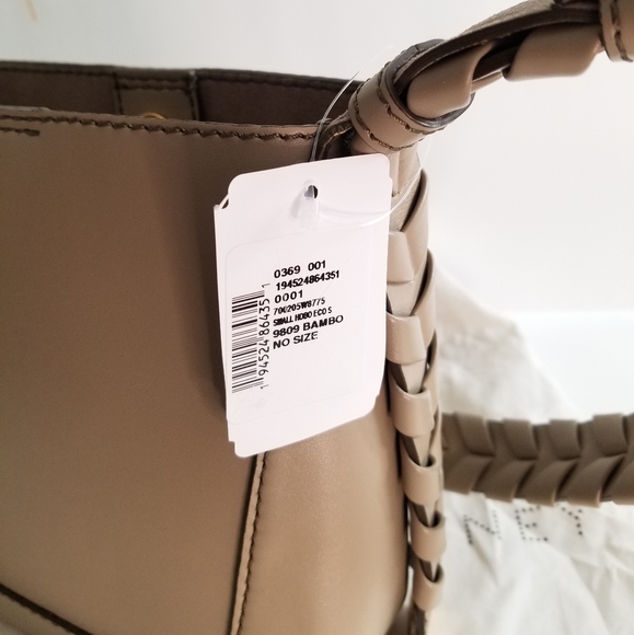 Stella McCartney Hobo Small Braided Beige Crossbody Bag - Picture 7 of 11
